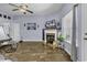 Inviting living room featuring a fireplace with elegant decor at 248 Upper Saddle Circle, Conway, SC 29526