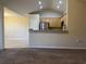 Open concept kitchen with stainless steel appliances and bar top at 280 Barclay Dr., Myrtle Beach, SC 29579