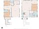 Detailed floorplan showing the layout of the home, including bedrooms and living areas at 5368 Ocean Village Dr., Myrtle Beach, SC 29577