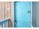 Unit door, with a lockbox and unit number sign at 5601 N Ocean Blvd. # B306, Myrtle Beach, SC 29577