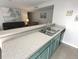 Kitchen with stainless sink and faucet, and views of the living area at 5905 South Kings Hwy. # 1116, Myrtle Beach, SC 29575