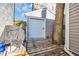 Outdoor storage building with a metal roll up door for secure and convenient exterior storage at 6001-5124 S Kings Hwy., Myrtle Beach, SC 29575