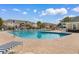 Community pool with a large deck and ample seating, perfect for relaxing at 6203 Catalina Dr. # 1822, North Myrtle Beach, SC 29582