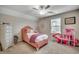 Charming bedroom featuring carpeted floors, a ceiling fan, and a playful atmosphere at 624 Blackberry Ave., Murrells Inlet, SC 29576