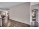 Open-concept hallway features a white wall, providing a seamless flow between rooms at 624 Blackberry Ave., Murrells Inlet, SC 29576