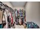 Organized walk-in closet featuring ample storage space for clothes and accessories at 624 Blackberry Ave., Murrells Inlet, SC 29576