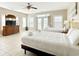 Bedroom features two beds, dresser with television and access to the outside balcony at 703 37Th Ave. S, North Myrtle Beach, SC 29582