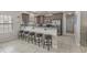 Stylish kitchen features stainless steel appliances, granite countertops, and breakfast bar with seating at 703 37Th Ave. S, North Myrtle Beach, SC 29582