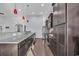 Spacious kitchen with stainless steel appliances, granite countertops, and ample cabinet space at 804 Yauhannah Dr., Little River, SC 29566