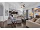 Open-concept living room and kitchen area, perfect for entertaining and Gathering gatherings at 804 Yauhannah Dr., Little River, SC 29566