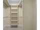 Spacious walk-in closet with ample shelving and storage space at 5616 N Kings Hwy., Myrtle Beach, SC 29577