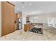 Bright kitchen featuring granite countertops, wooden cabinets, and stainless steel appliances at 129 Waterfall Circle, Little River, SC 29566