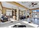 Bright and spacious lobby featuring tile flooring, comfortable seating areas, and large windows offering ample natural light at 129 Waterfall Circle, Little River, SC 29566