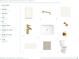 Bath 2 selections with vanity, hardware, countertop, faucet, sink, shower, tile and toilet samples at 13 Condor Ct, Pawleys Island, SC 29585