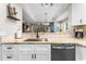 A stylish kitchen provides an open view into the dining area and living spaces for easy entertaining and Gathering time at 1551 Spinnaker Dr. # 5821, North Myrtle Beach, SC 29582
