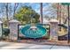 Entrance sign to Heritage Preserve neighborhood with stone pillars at 3304 Candytuft Dr., Conway, SC 29526