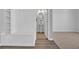 Functional mudroom with storage bench and coat hooks, conveniently located near powder room at 3304 Candytuft Dr., Conway, SC 29526