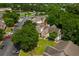 Aerial view of a neighborhood featuring lush greenery at 4305 Lotus Ct. # G, Murrells Inlet, SC 29576