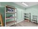 Versatile storage room with shelving, ideal for organization and additional space at 4305 Lotus Ct. # G, Murrells Inlet, SC 29576