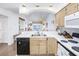 Well-appointed kitchen with open view to living room and sun room at 4616 Greenbriar Dr. # H8, Little River, SC 29566
