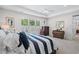Bright bedroom featuring large windows, carpet, and contemporary furnishings at 870 Monterrosa Dr., Myrtle Beach, SC 29572