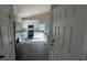 Bright kitchen with white cabinets, stainless steel appliances, granite countertops and hardwood floors at 3566 Steamer Trace Rd., Conway, SC 29527