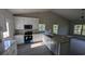 Modern kitchen with granite countertops, stainless appliances and white cabinets at 3566 Steamer Trace Rd., Conway, SC 29527