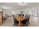 Open concept featuring living room, dining room, and entryway at 380 Harvest Ridge Way, Conway, SC 29527