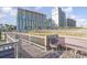 Boardwalk to beach with bench seating and dune landscape at 5300 N Ocean Blvd. # 217, Myrtle Beach, SC 29577