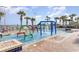 Interactive water park featuring playground equipment for all ages with palm tree views at 5300 N Ocean Blvd. # 217, Myrtle Beach, SC 29577