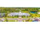 Stunning aerial view of the community clubhouse and amenities, showcasing the beautiful landscaping and facilities at 1309 Suncrest Dr., Myrtle Beach, SC 29577