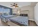 Bedroom with two double beds, beach-themed décor, and beautiful ocean views at 1321 S Ocean Blvd. # 510, North Myrtle Beach, SC 29582