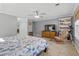 View of the bedroom with TV, dresser, and shelf with decorations at 138 Wofford Rd., Conway, SC 29526