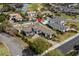 Aerial view of a luxury home with a pool and golf course views in a desirable community at 1549 Casita Ln., Myrtle Beach, SC 29579