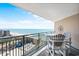 Spacious balcony boasting breathtaking ocean views, perfect for relaxing or entertaining guests at 201 74Th Ave. N # 1802, Myrtle Beach, SC 29572