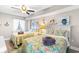 Nautical themed bedroom featuring two beds and beachy decor at 201 74Th Ave. N # 1802, Myrtle Beach, SC 29572