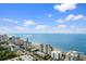 Aerial shot features coastal resort and its ocean views along the South Carolina coastline at 2301 S Ocean Blvd. # 1023, Myrtle Beach, SC 29577