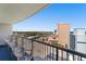 Balcony view of the ocean and surrounding city at 2301 S Ocean Blvd. # 1023, Myrtle Beach, SC 29577