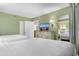 Bedroom featuring two beds, television and ensuite bathroom at 2301 S Ocean Blvd. # 1023, Myrtle Beach, SC 29577