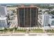 Exterior shot of a high-rise resort, featuring multiple balconies and scenic views at 2600 N Ocean Blvd. # 1914, Myrtle Beach, SC 29577