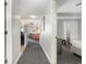 Hallway view of the kitchen, living room, and bedroom at 2600 N Ocean Blvd. # 1914, Myrtle Beach, SC 29577