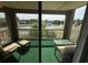 Balcony with patio furniture overlooking a pond at 380-K Myrtle Greens Dr. # 380-K, Conway, SC 29526