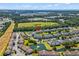 An aerial view showcasing the condo complex's location and scenic green surroundings at 3927 Gladiola Ct. # 101, Myrtle Beach, SC 29588