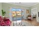 Living room showing slider to community view; bedroom is visible through doorway at 3927 Gladiola Ct. # 101, Myrtle Beach, SC 29588