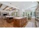 Spacious kitchen with hardwood floors, kitchen islands, and stainless steel appliances at 404 Club Dr., Myrtle Beach, SC 29572