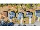 Aerial view of the neighborhood and home showcasing location and lot size at 4208 Edgefield Rd., Little River, SC 29566