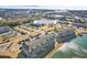 Aerial view showcases boat slips, Intracoastal Waterway access, and Little River Swing Bridge at 4503 W Harbour Ct. # S-12, Little River, SC 29566