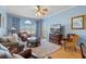 Relaxing living room with a large window and hardwood flooring at 4503 W Harbour Ct. # S-12, Little River, SC 29566