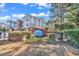 Bay Meadows community sign surrounded by lush landscaping and manicured shrubs at 4814 Innisbrook Ct. # 412, Myrtle Beach, SC 29579