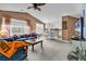 A combined living space including the living room, dining area, and kitchen at 4814 Innisbrook Ct. # 412, Myrtle Beach, SC 29579